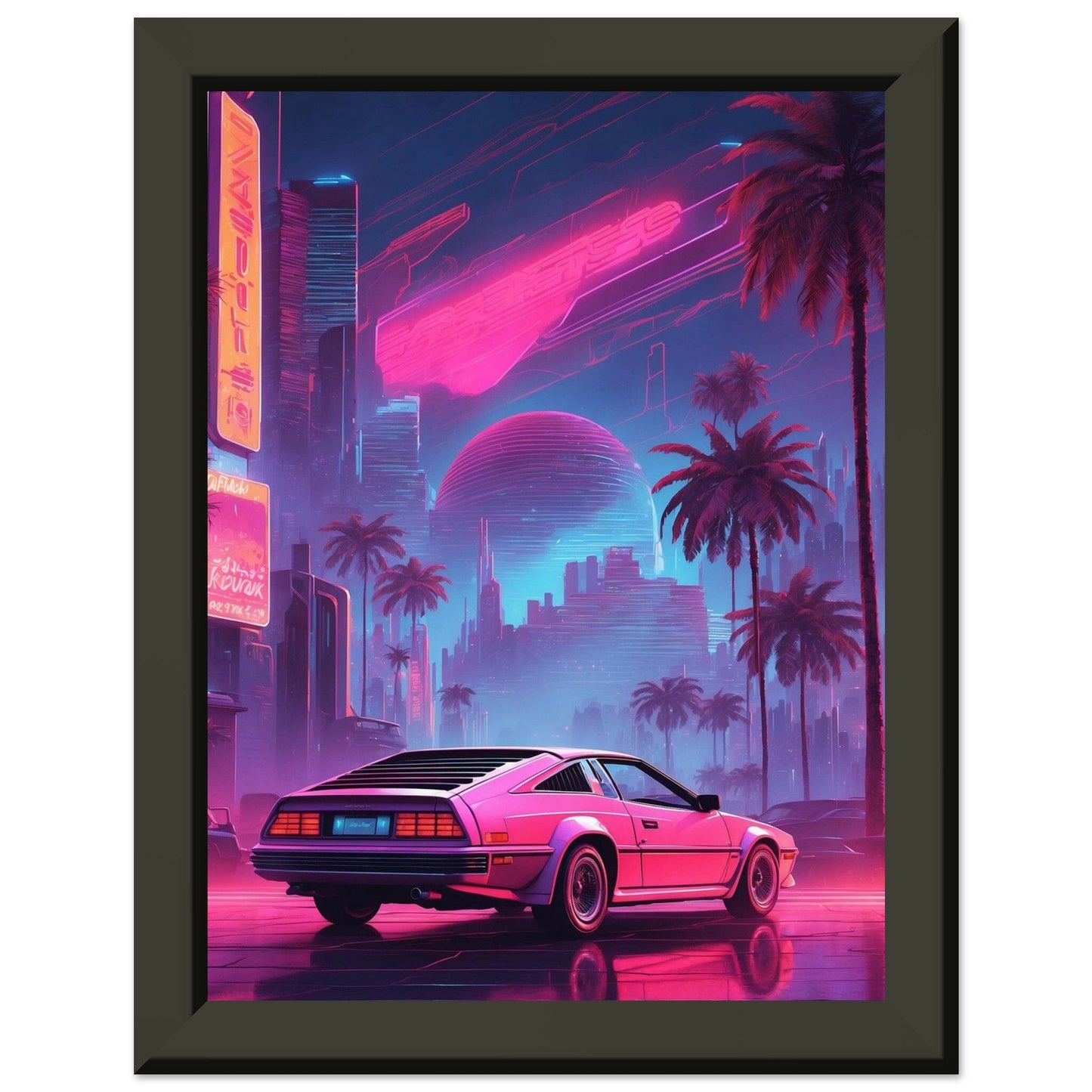 Retro Rendezvous: Neon Nights Print Material Modern Masterpieces 15x20 cm / 6x8″ 