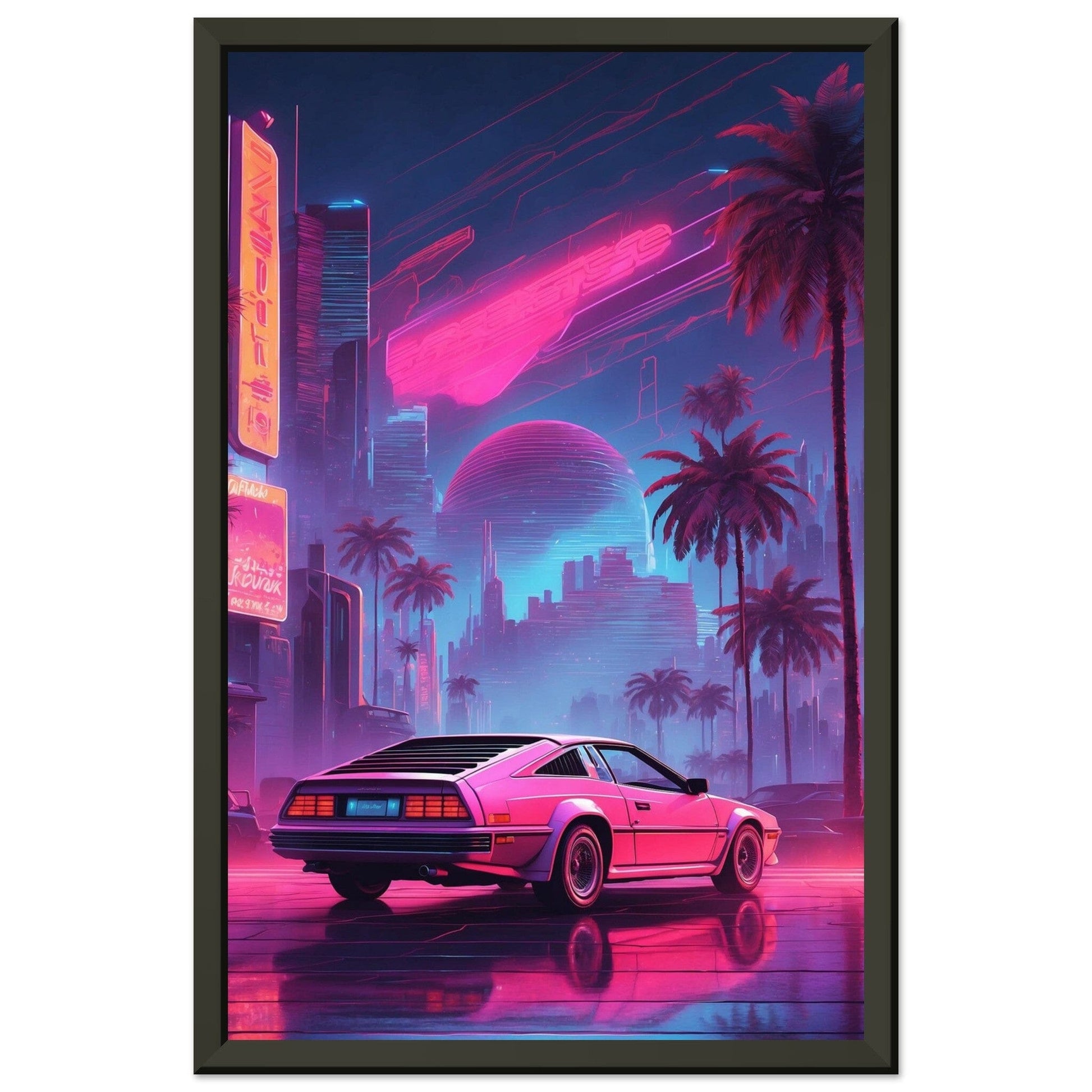 Retro Rendezvous: Neon Nights Print Material Modern Masterpieces 28x43 cm / XL (11x17″) 