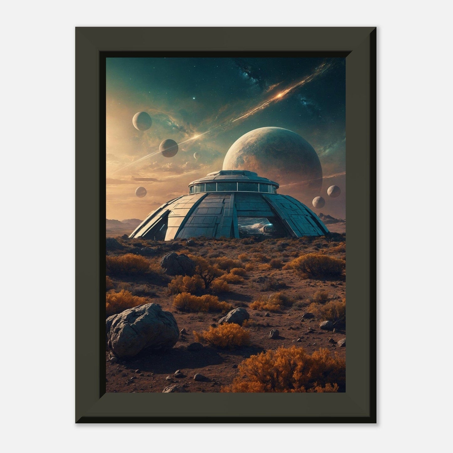 Starlight Solace: Cosmic Calm Print Material Modern Masterpieces 13x18 cm / 5x7″ 