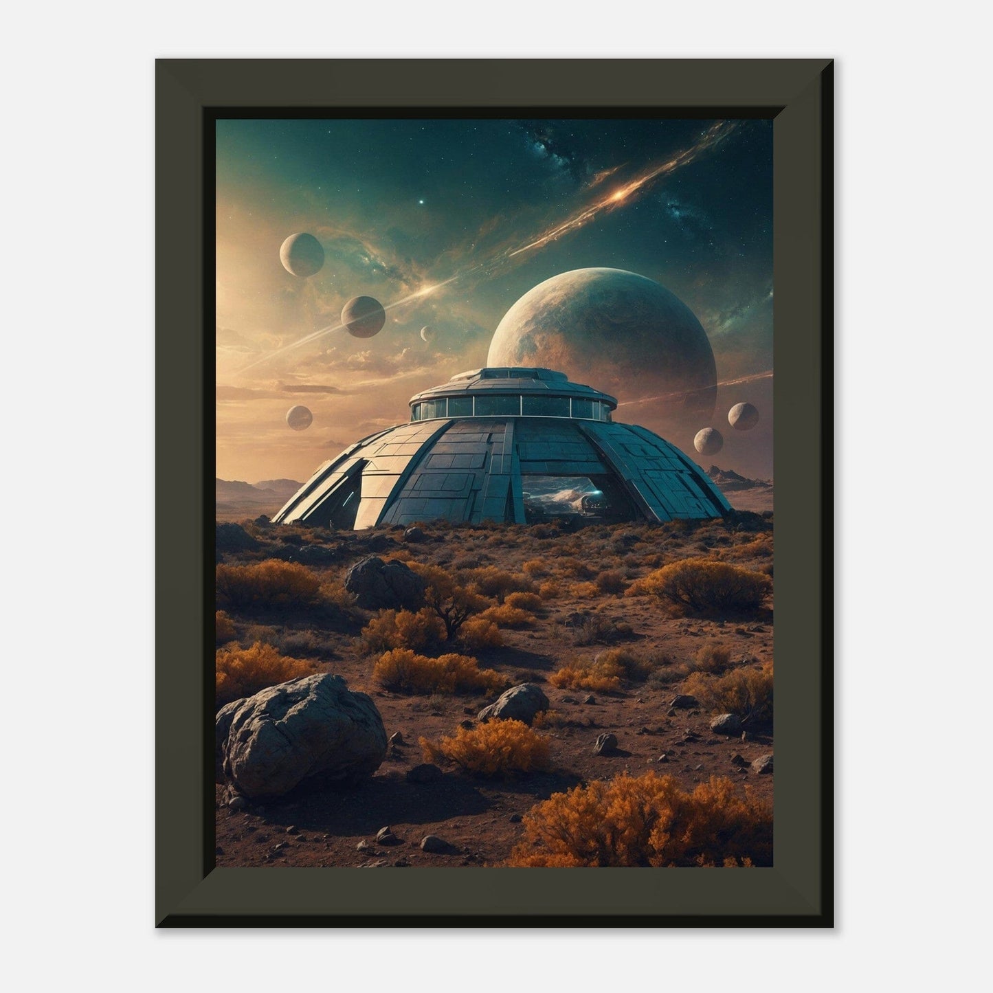 Starlight Solace: Cosmic Calm Print Material Modern Masterpieces 15x20 cm / 6x8″ 