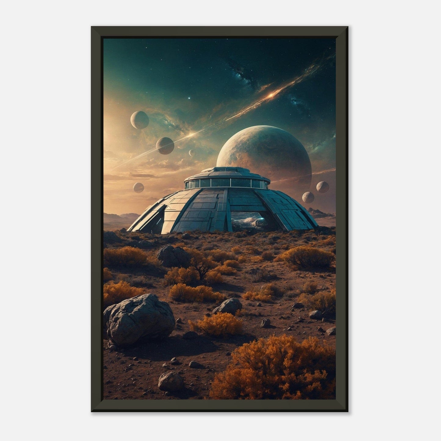 Starlight Solace: Cosmic Calm Print Material Modern Masterpieces 28x43 cm / XL (11x17″) 