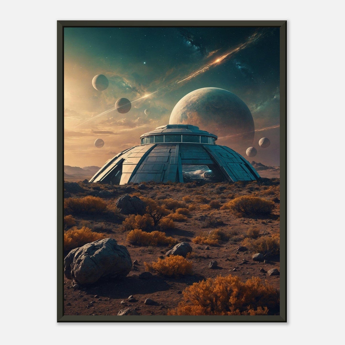 Starlight Solace: Cosmic Calm Print Material Modern Masterpieces 45x60 cm / 18x24″ 