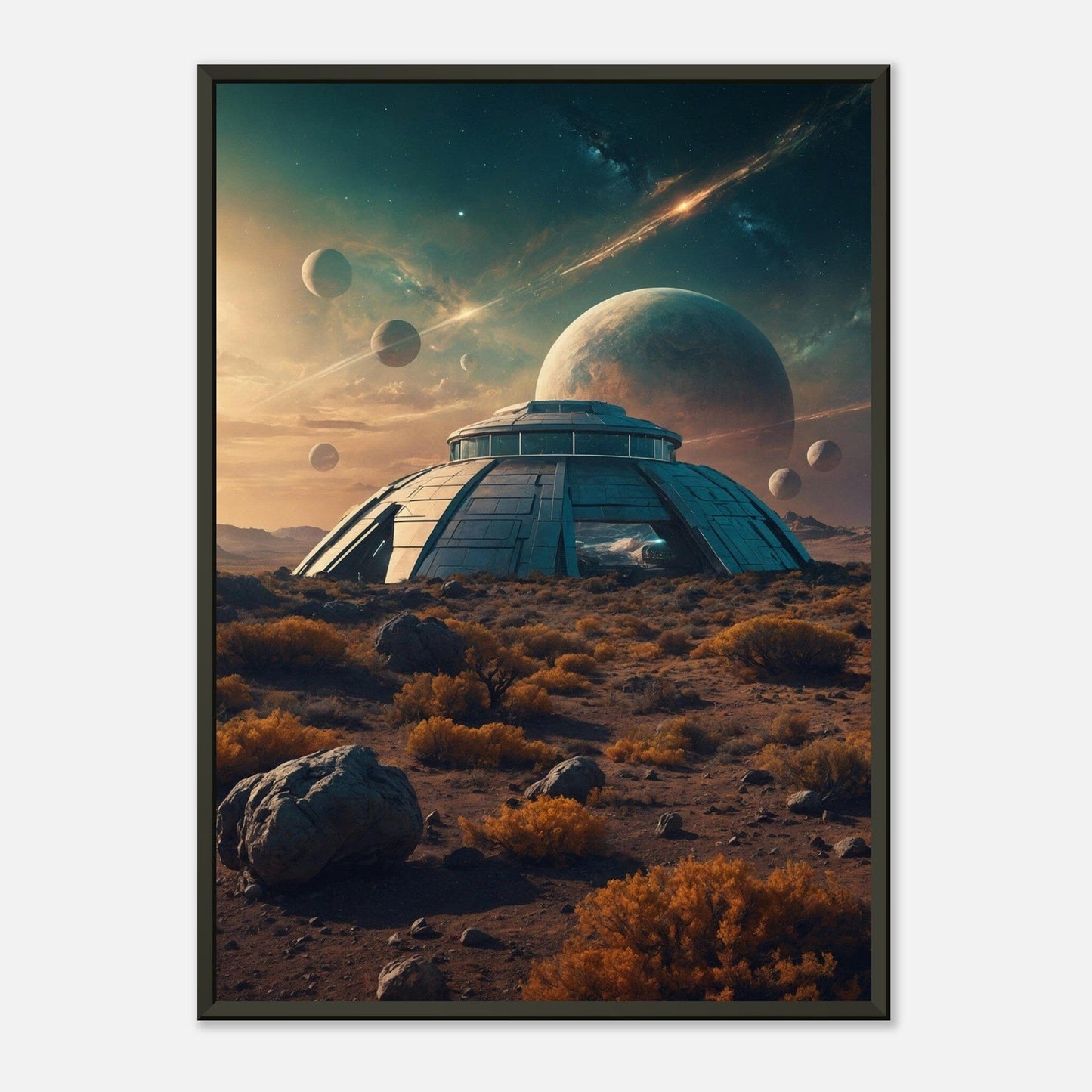 Starlight Solace: Cosmic Calm Print Material Modern Masterpieces 50x70 cm / 20x28″ 