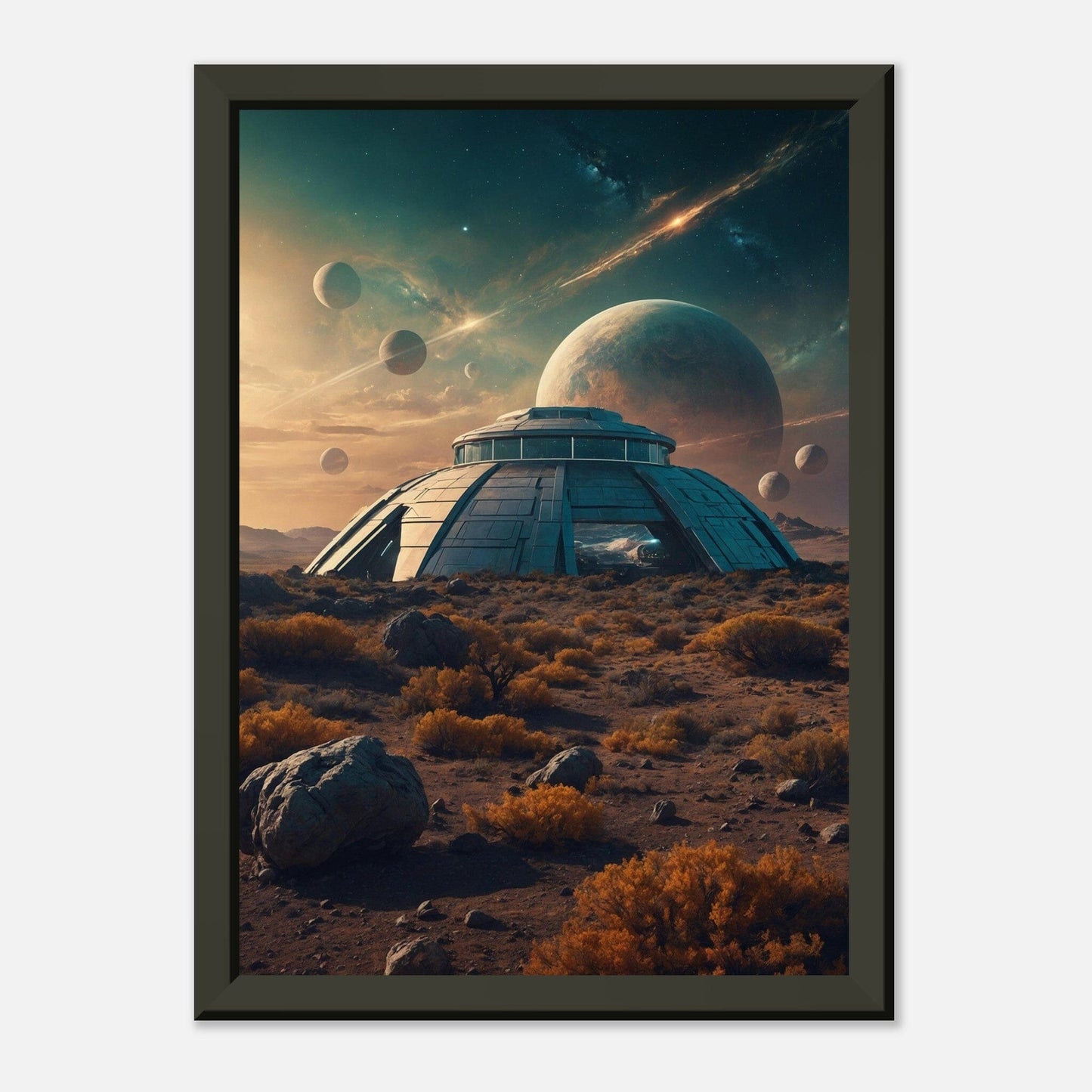 Starlight Solace: Cosmic Calm Print Material Modern Masterpieces A4 21x29.7 cm / 8x12″ 