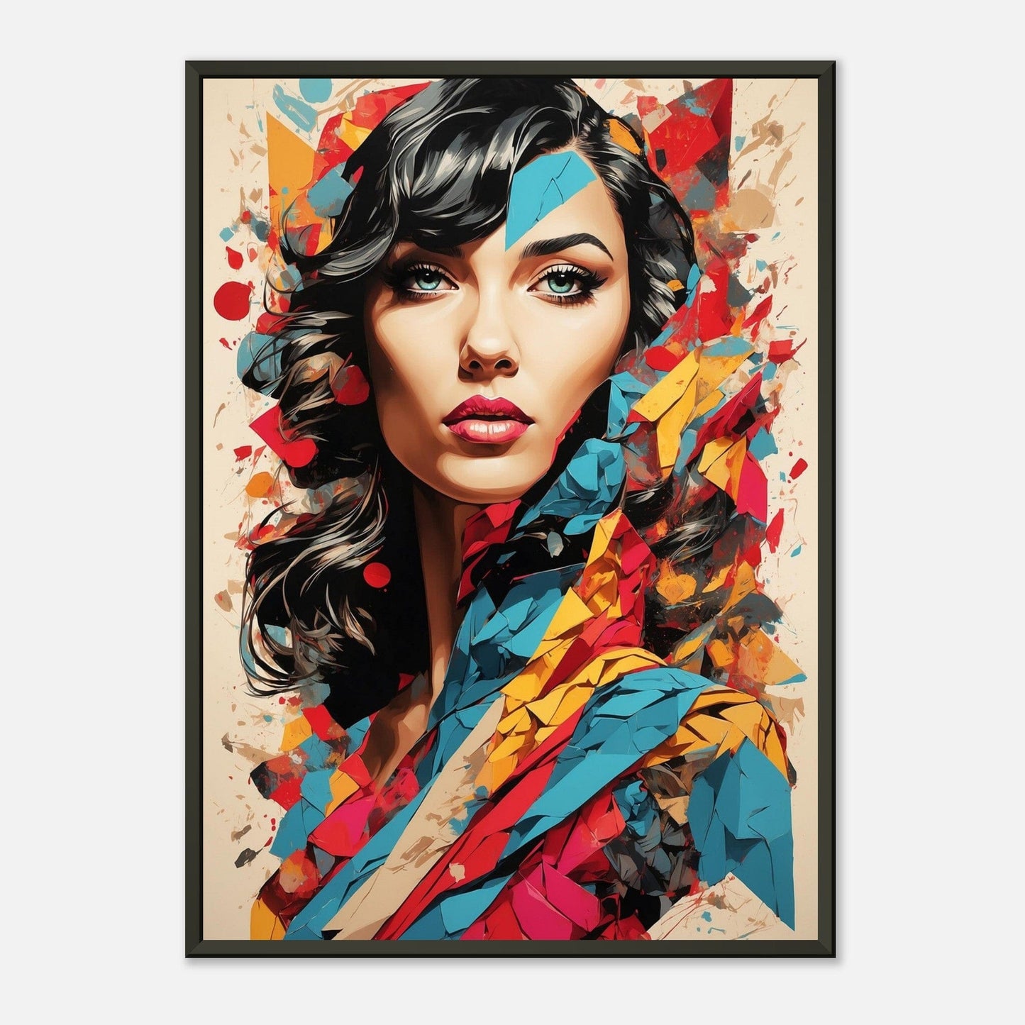 Superhero Spectacle: Bold Comic Legends Print Material Modern Masterpieces 50x70 cm / 20x28″ 