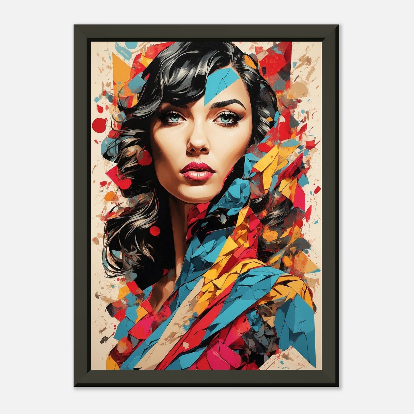 Superhero Spectacle: Bold Comic Legends Print Material Modern Masterpieces A4 21x29.7 cm / 8x12″ 