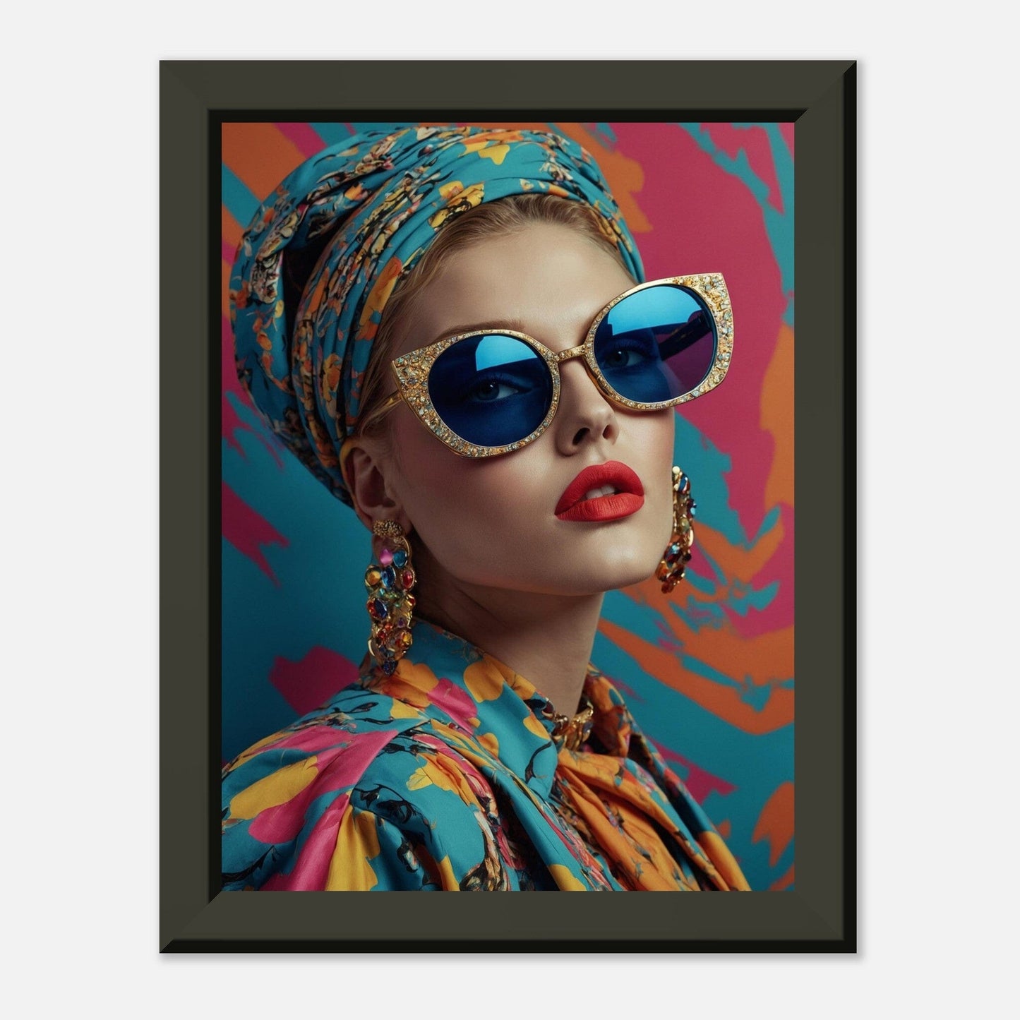 Techno Time Warp: Digital Decade Delight Print Material Modern Masterpieces 15x20 cm / 6x8″ 