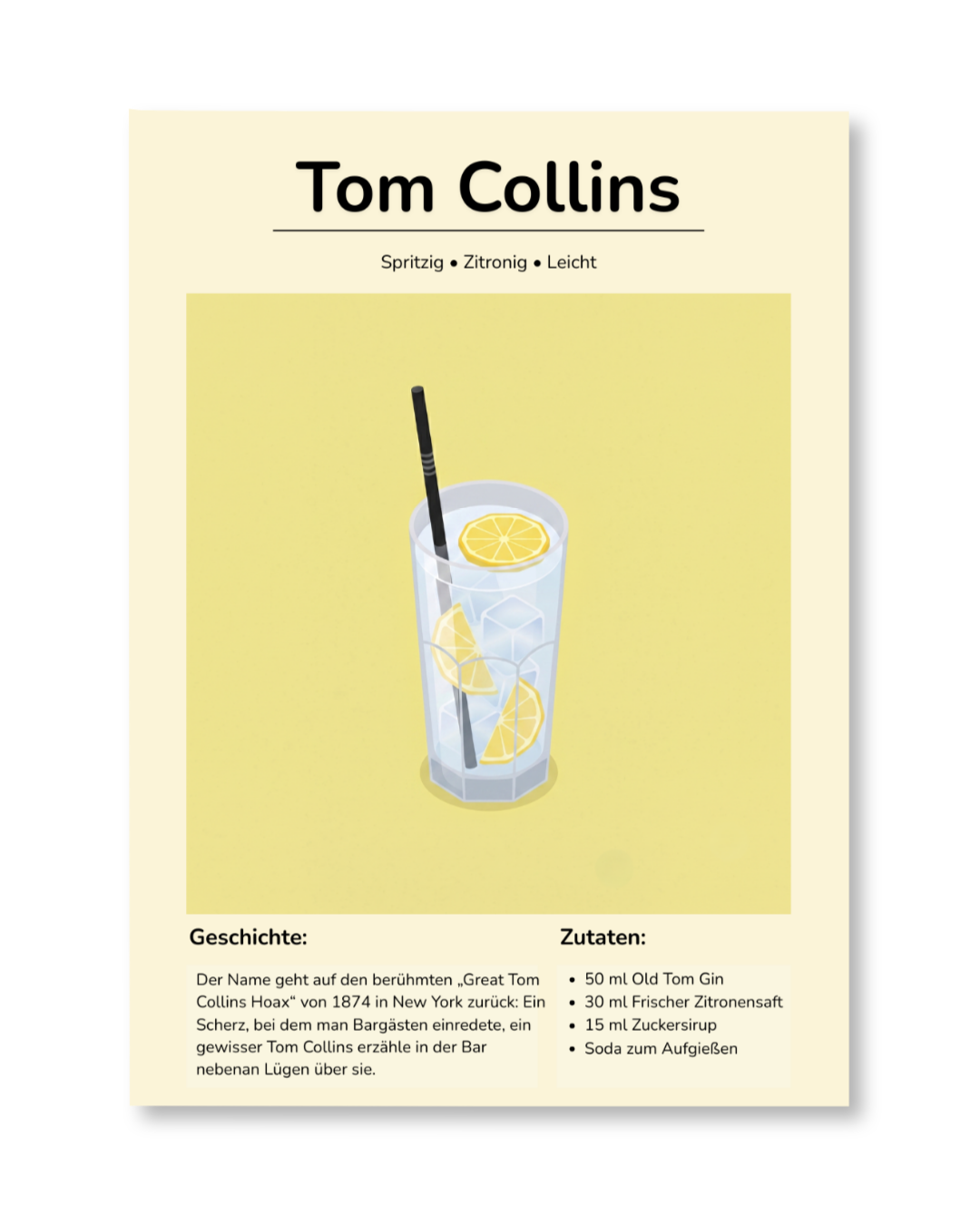Tom Collins – The Citrus Refresher