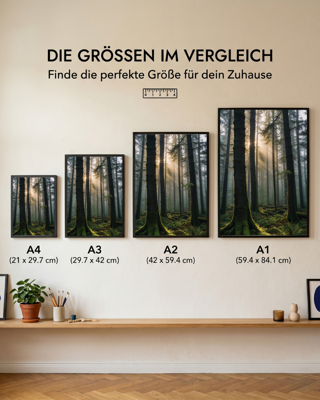 Morgengrauen im Unterholz