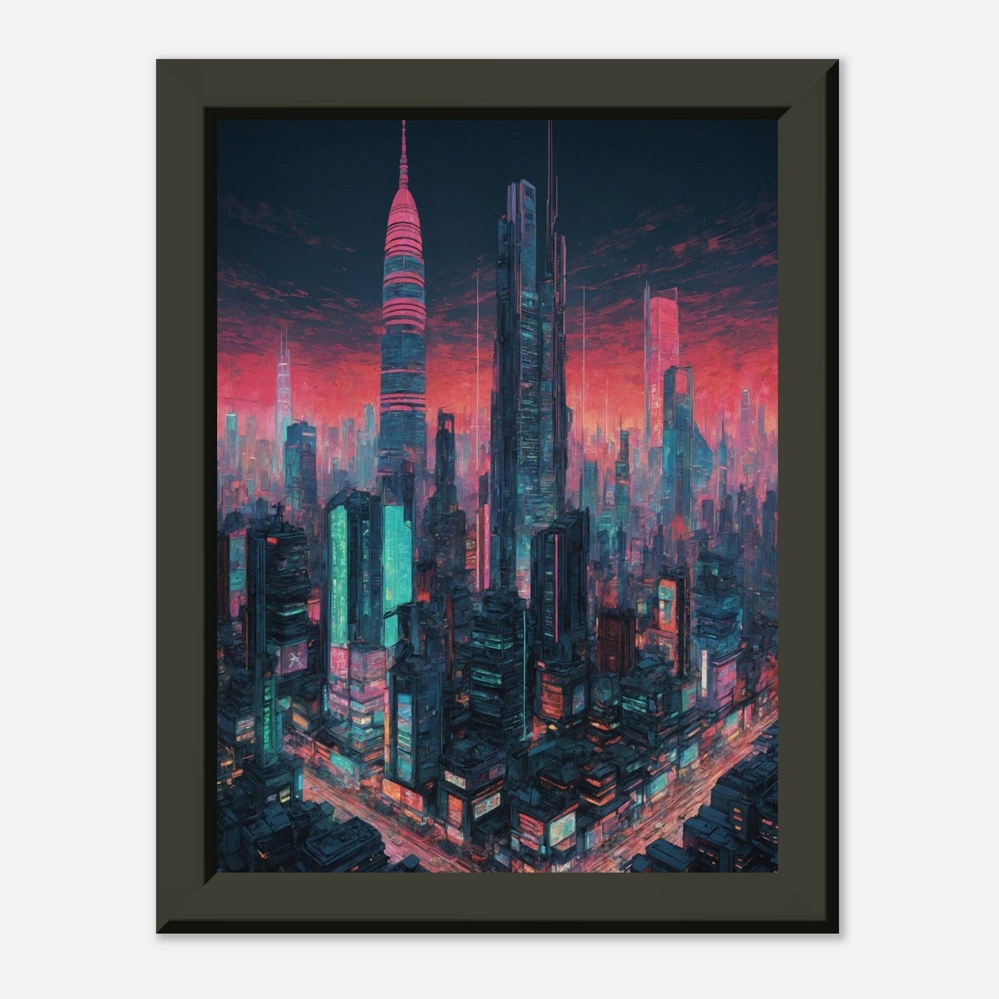 Zen Zephyr: Tranquil Temple Tranquility Print Material Modern Masterpieces 15x20 cm / 6x8″ 