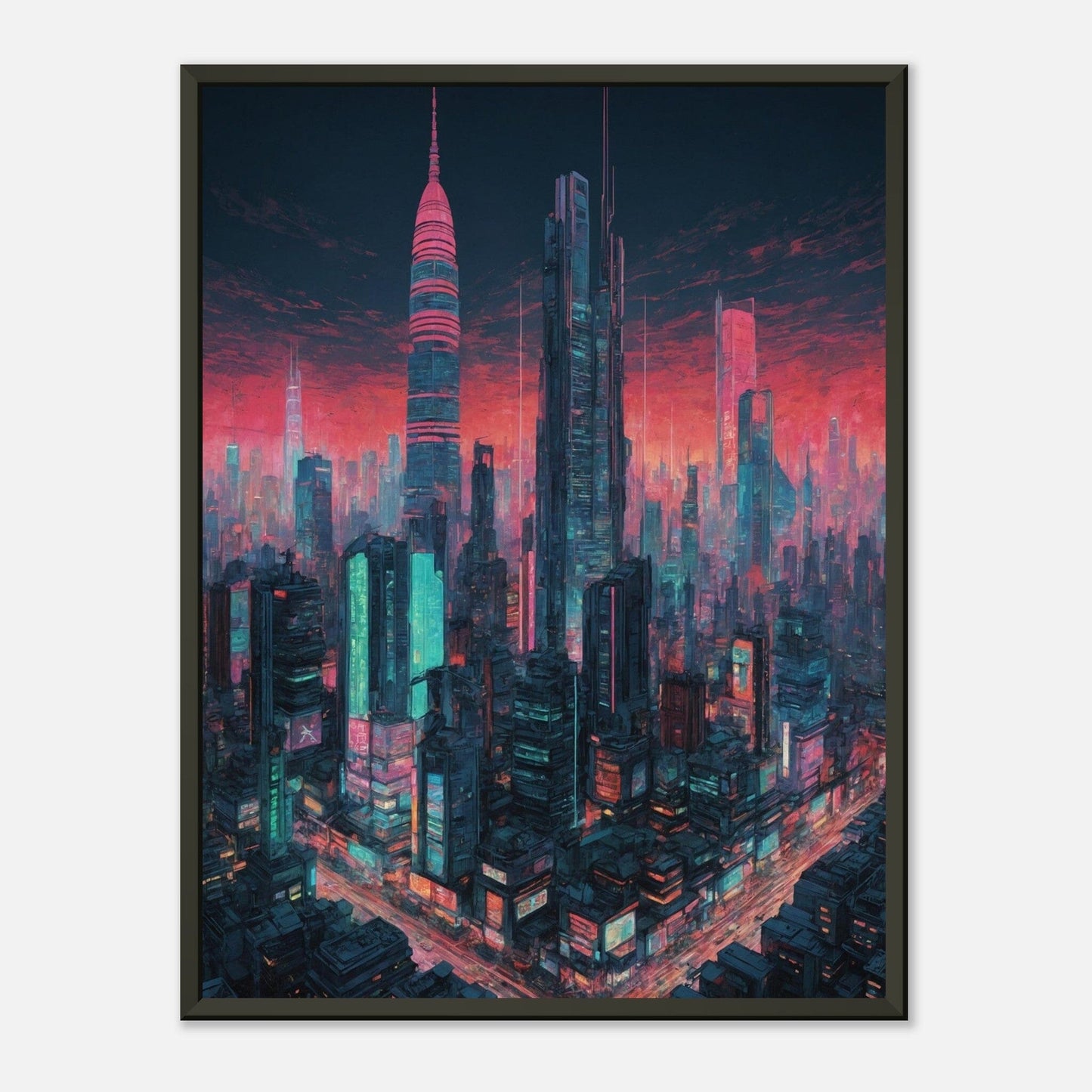 Zen Zephyr: Tranquil Temple Tranquility Print Material Modern Masterpieces 45x60 cm / 18x24″ 