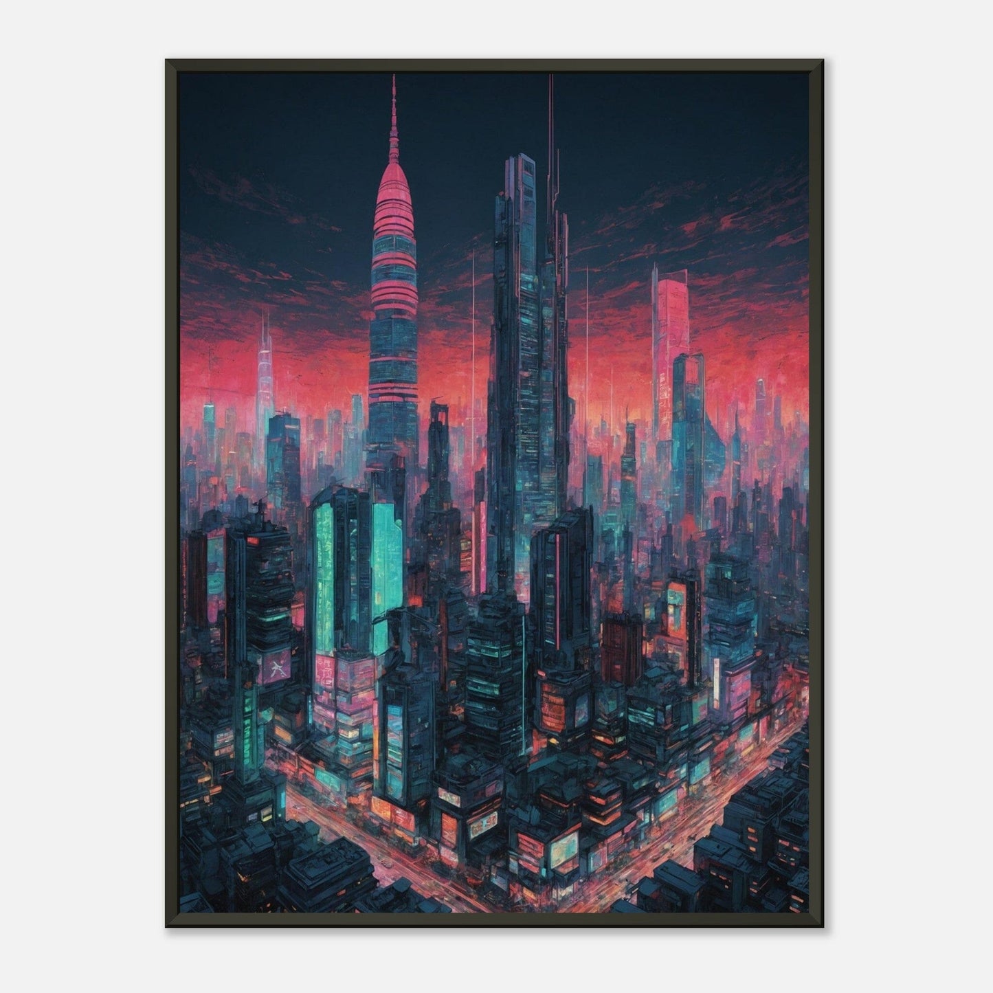 Zen Zephyr: Tranquil Temple Tranquility Print Material Modern Masterpieces 60x80 cm / 24x32″ 